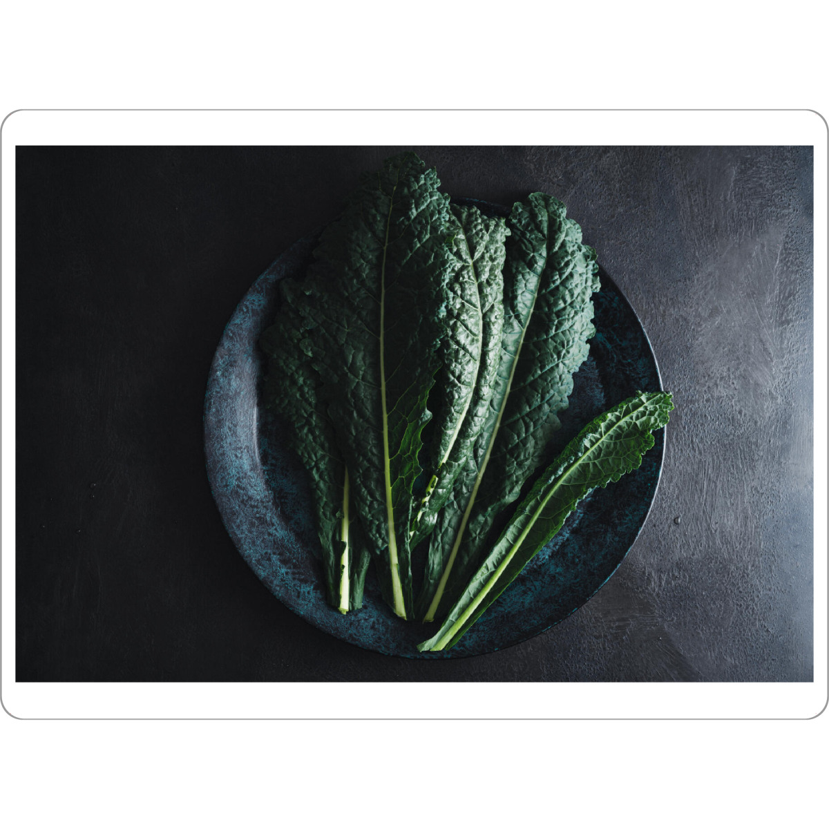 Tischset "Cavolo nero black kale" artboxONE - Essen & Trinken,Essen & Trinken / Obst & Gemüse