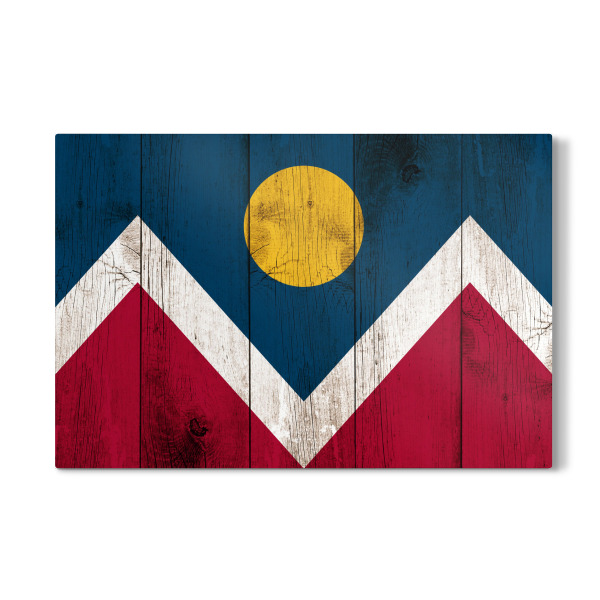 Galerie-Print "Denver Flag" 30x20 cm artboxONE