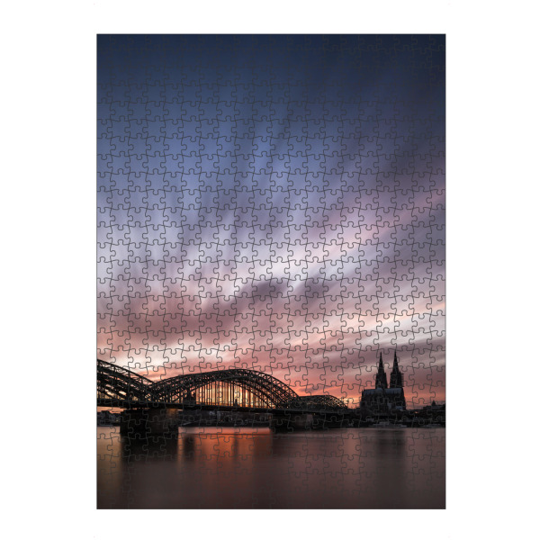 Puzzle Ravensburger "Köln am Rhein" artboxONE - Städte / Köln,Architektur