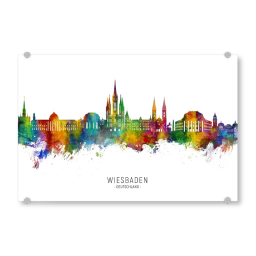 Wiesbaden Germany Skyline txt