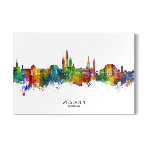 Wiesbaden Germany Skyline txt