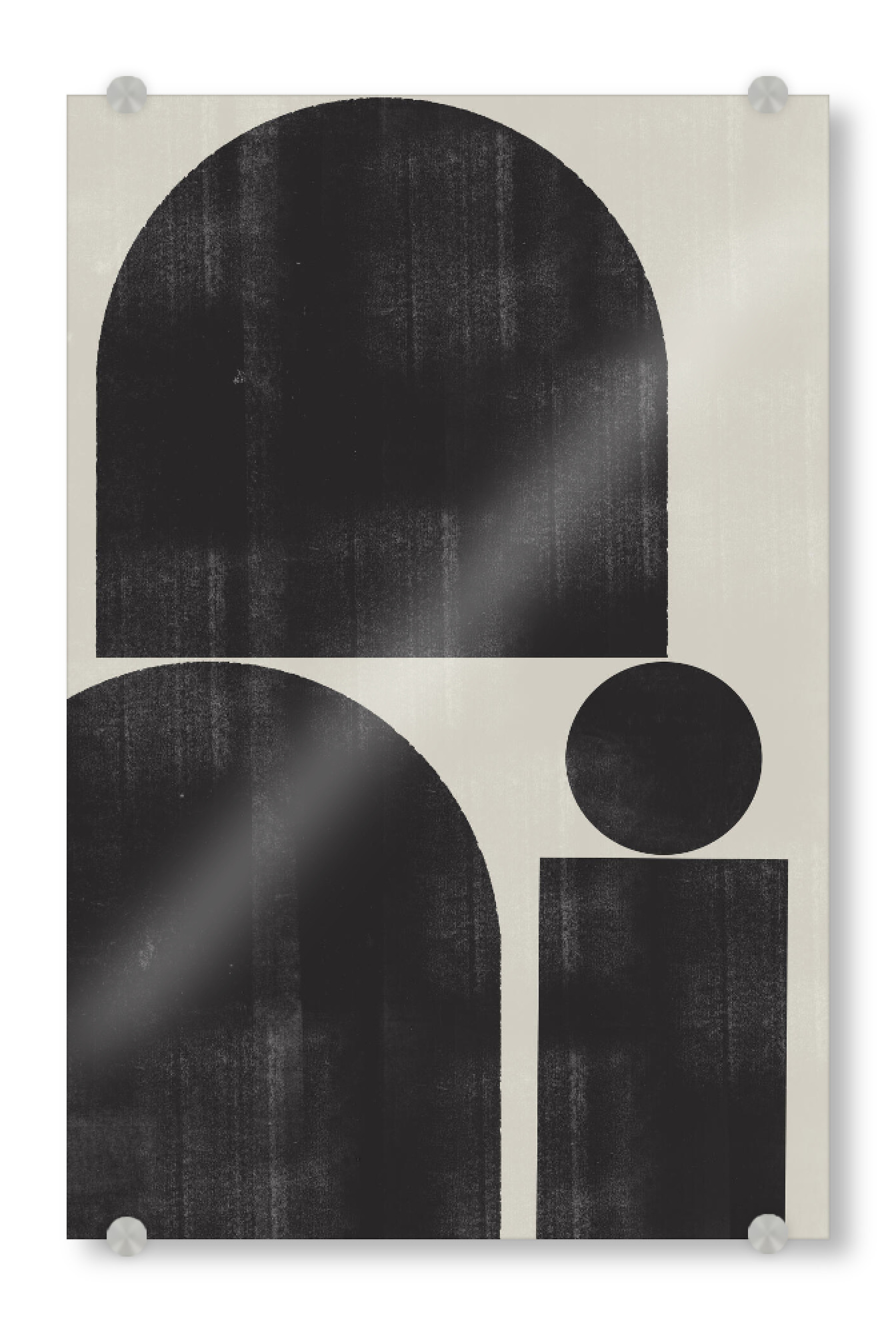 Acrylglasbild "Abstract Block Balance" artboxONE - Abstrakt,Geometrie