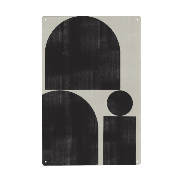 Holzbild "Abstract Block Balance" artboxONE - Abstrakt,Geometrie