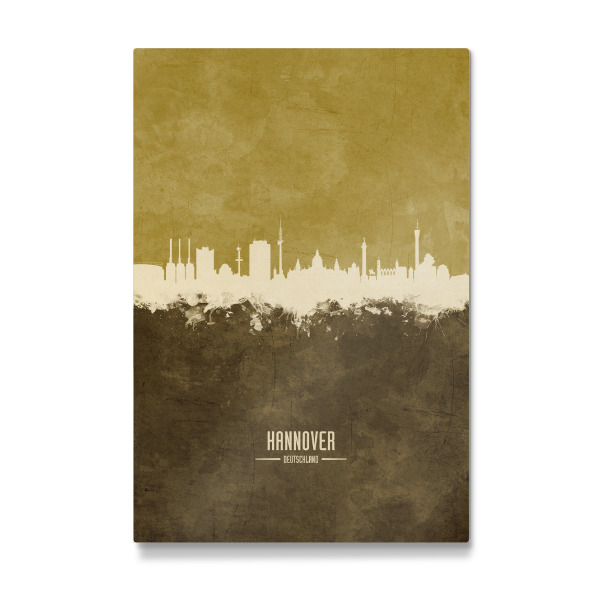 Galerie-Print "Hannover Germany Skyline Brown" 30x20 cm artboxONE