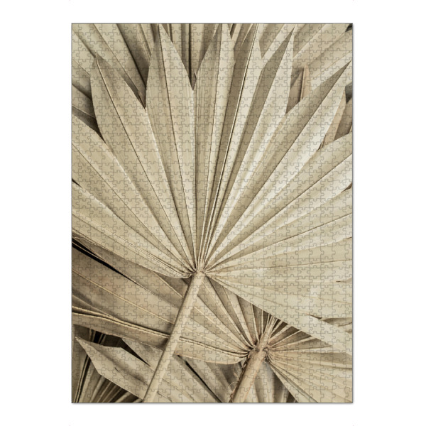 Puzzle Ravensburger "Golden Fan Palm Leaves" artboxONE - Natur