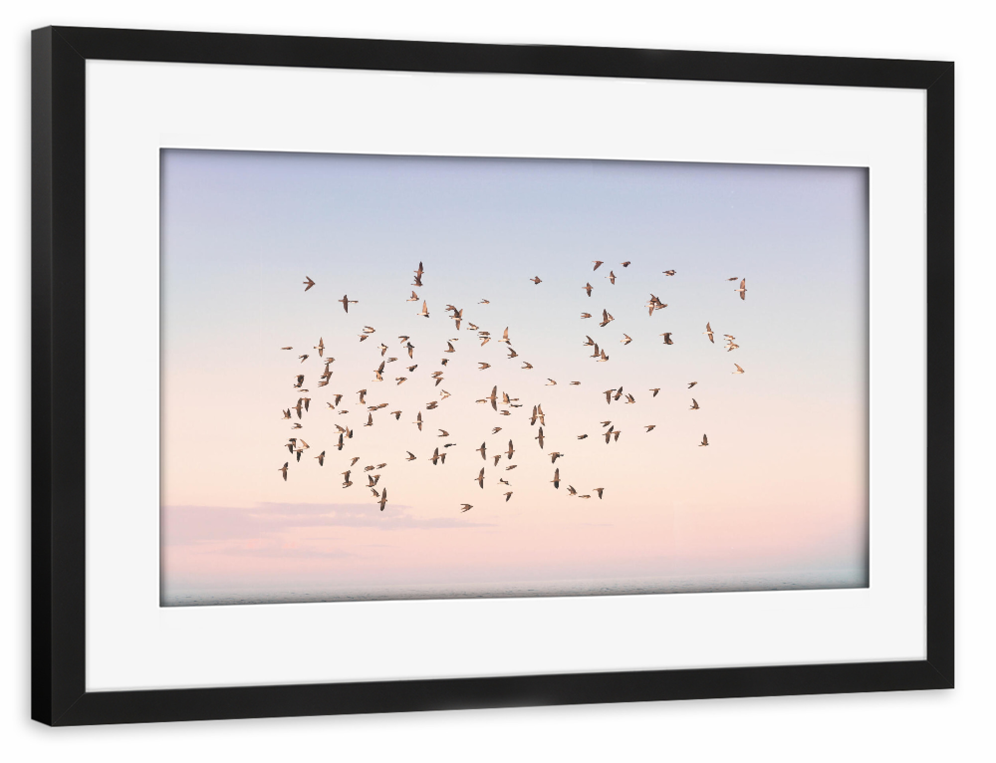Poster mit Rahmen schwarz "Before the Sun Sets" artboxONE - Natur,Reise,Tiere