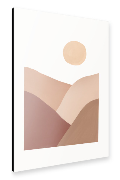 Alu-Dibond "Desert Sun" 30x20 cm artboxONE
