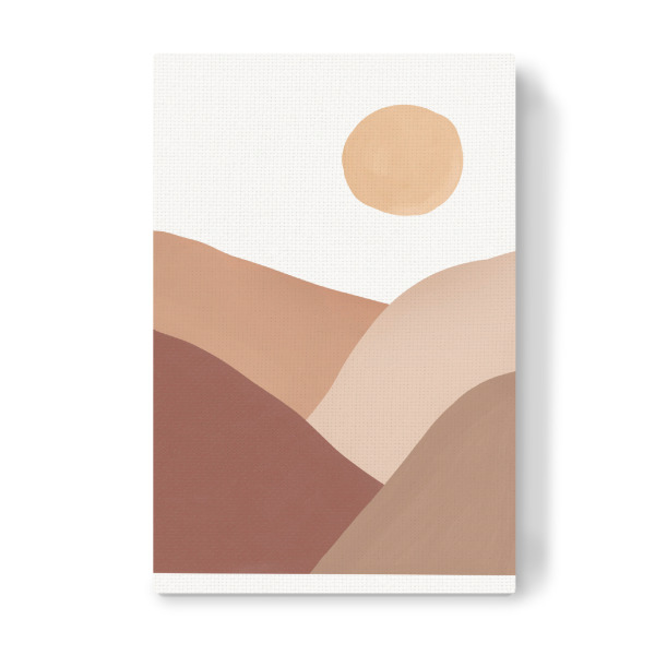 Leinwandbild "Desert Sun" artboxONE - Abstrakt,Geometrie