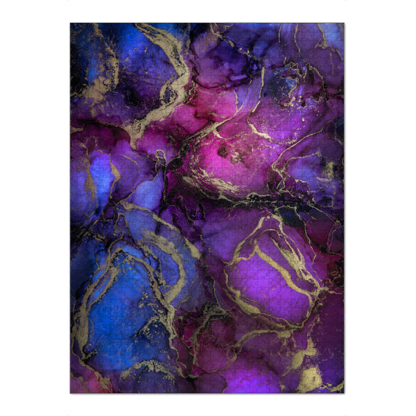 Puzzle Ravensburger "Beeren" artboxONE - Abstrakt - Tinte,Abstrakt,Modern,Hintergrund,Texturen,Textur,Malerei,Alkoholtinte,Figuren,Abstract