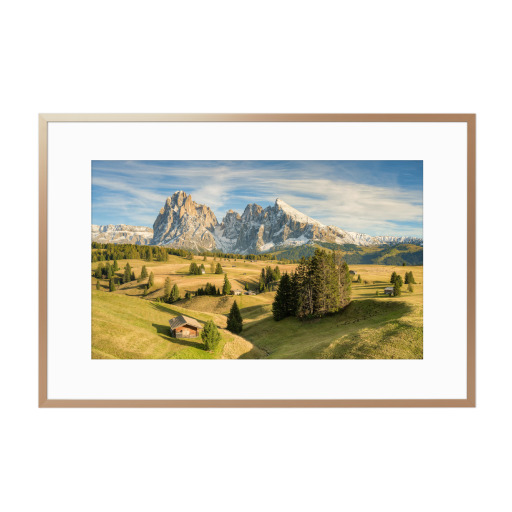 Auf der Seiser Alm im Herbst