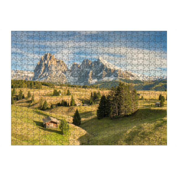 Puzzle Ravensburger "Auf der Seiser Alm im Herbst" artboxONE - Natur,Reise,Reise / Länder