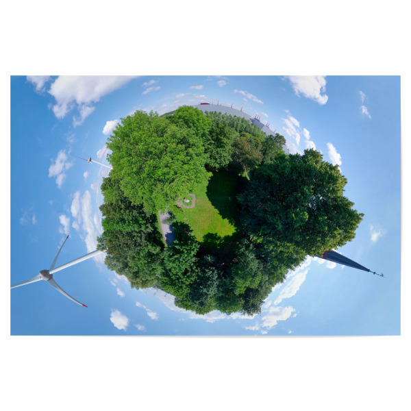 Poster 30x20 cm "HH-Altenwerder, Gefallenen-Denkmal" artboxONE - Städte,Städte / Hamburg,Natur,Reise,Reise / Länder