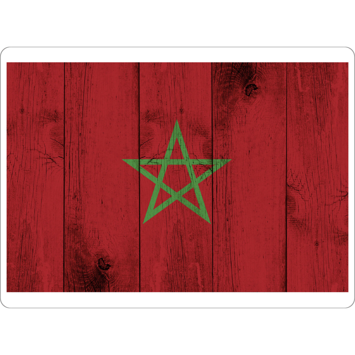 Tischset "Morocco Vintage Flag" artboxONE - Reise / Afrika - Flagge,Fahne,Vintage,Grunge,Marokko - Bild flagge