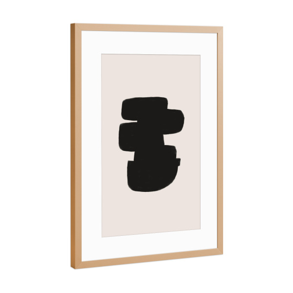 Poster mit Rahmen Kupfer "Abstract Building" artboxONE - Abstrakt,Geometrie