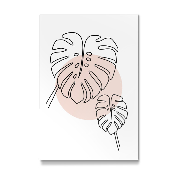 Galerie-Print "Philodendron lines" 30x20 cm artboxONE