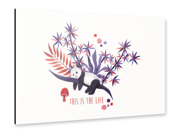 Alu-Dibond "Fantom Fifi Art-This is life" 30x20 cm artboxONE