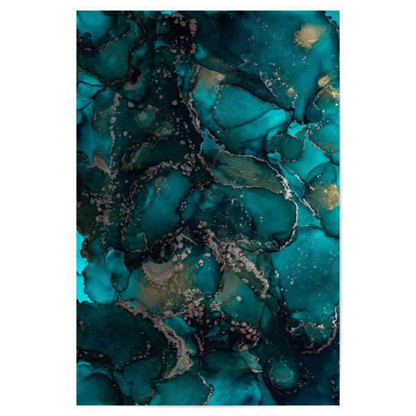 Poster 30x20 cm "Moos Malerei" artboxONE - Abstrakt