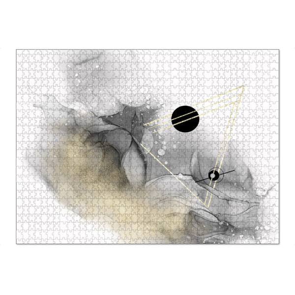 Puzzle Ravensburger "ALCOHOL INK Leichtigkeit" artboxONE - Abstrakt,Geometrie