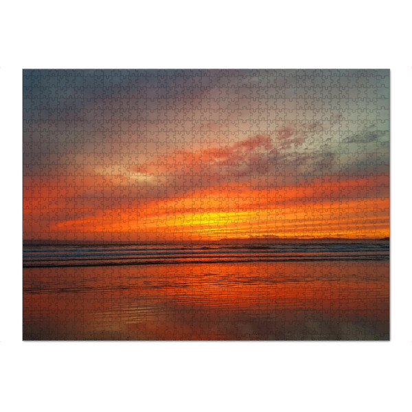 Puzzle Ravensburger "Sonnenuntergang am Atlantik" artboxONE - Natur,Reise / Strand und Meer,Reise / Länder