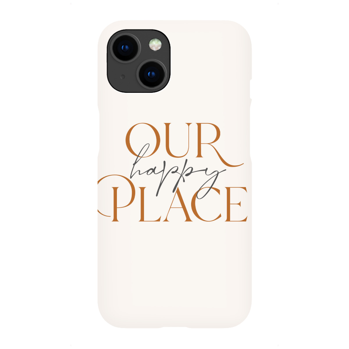 iPhone "Our Happy Place" Premium-Case Handyhülle artboxONE