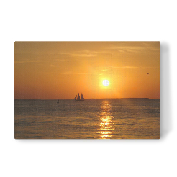 Leinwandbild "Sonnenuntergang in Key West" artboxONE - Natur,Reise / Strand und Meer,Reise / Länder
