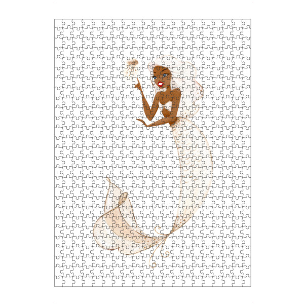 Puzzle Ravensburger "Fantom Fifi Art-Mermaid Champagner" artboxONE - Comic,Menschen,Fashion,Fiktion