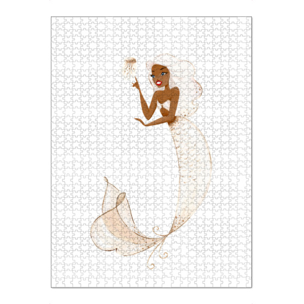 Puzzle Ravensburger "Fantom Fifi Art-Mermaid Champagner" artboxONE - Comic,Menschen,Fashion,Fiktion