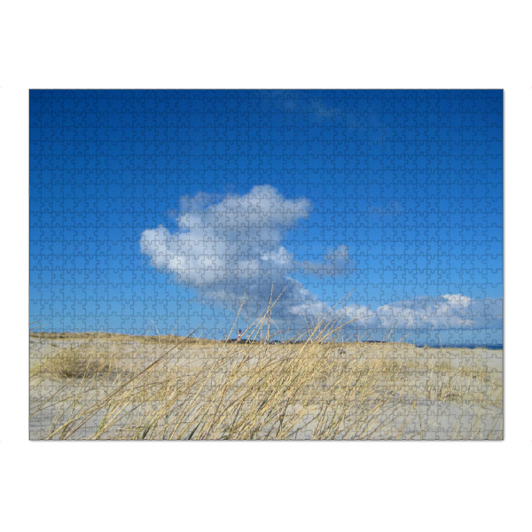 Puzzle Ravensburger "Leuchtturm hinter Dünen" artboxONE - Natur,Reise,Architektur