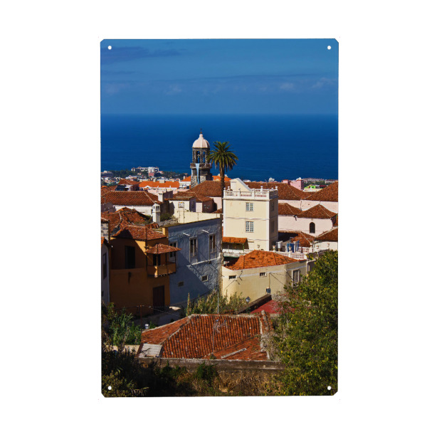 Holzbild "La Orotava" artboxONE - Städte,Natur,Reise,Architektur,Reise / Strand und Meer