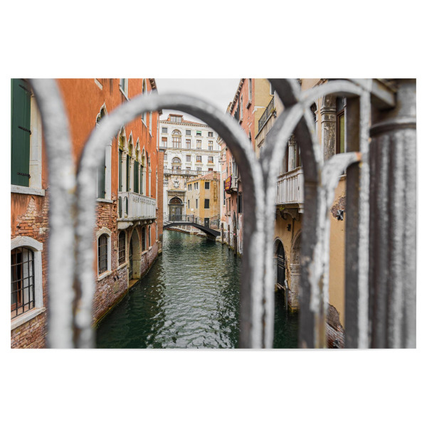 Poster "Blick von einer Brücke in Venedig" artboxONE - Städte,Reise,Architektur