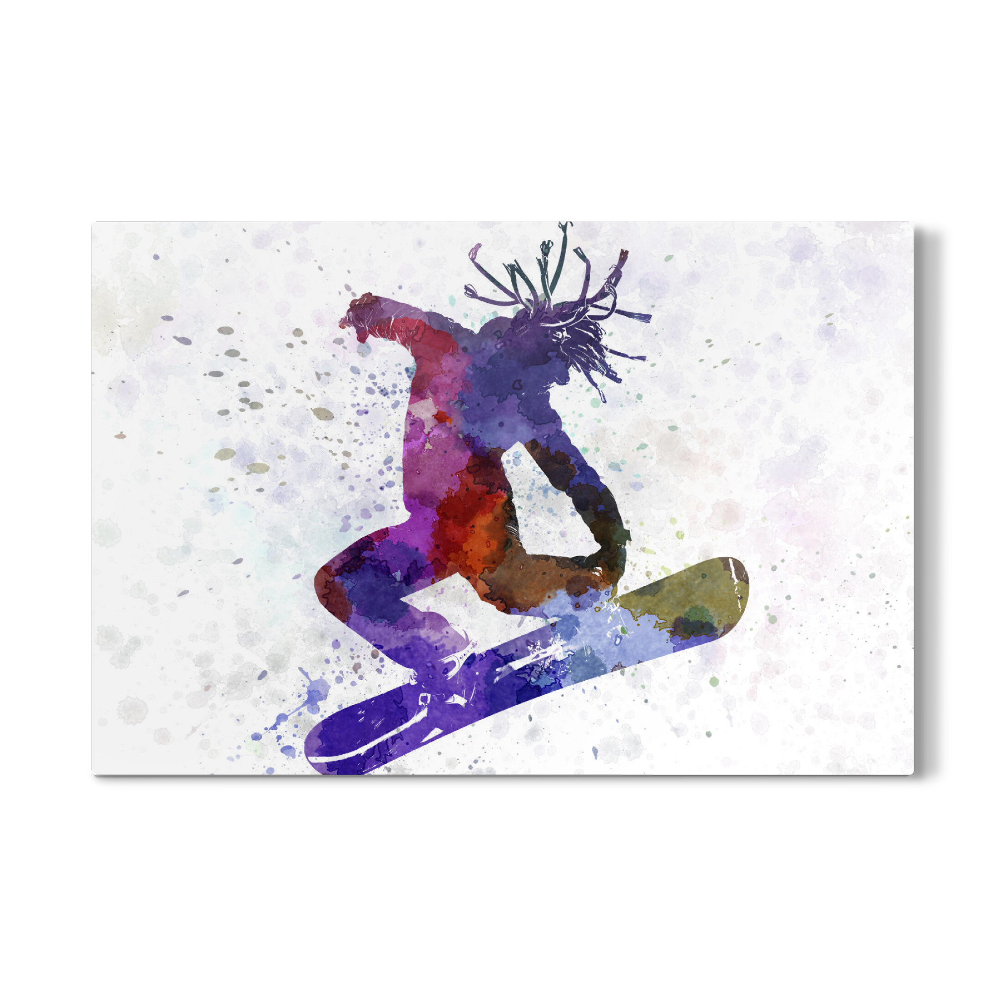 Galerie-Print "Young snowboarder" 75x50 cm artboxONE