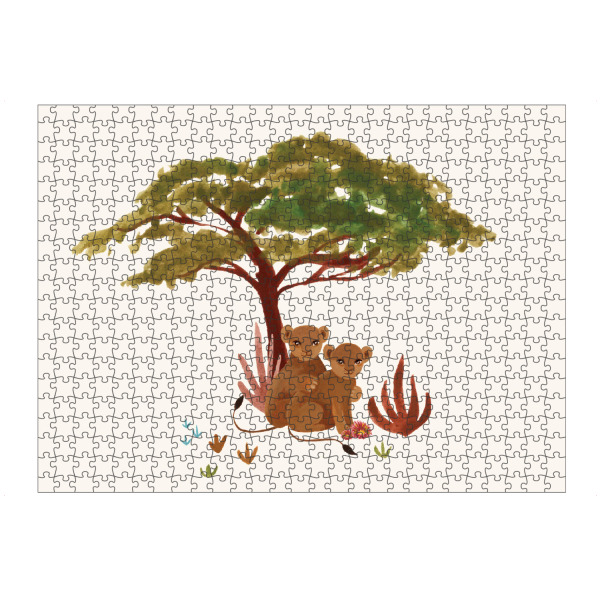 Puzzle Ravensburger "Fantom Fifi Art-Löwenbabys" artboxONE - Natur,Für Kinder,Tiere,Comic,Reise / Afrika