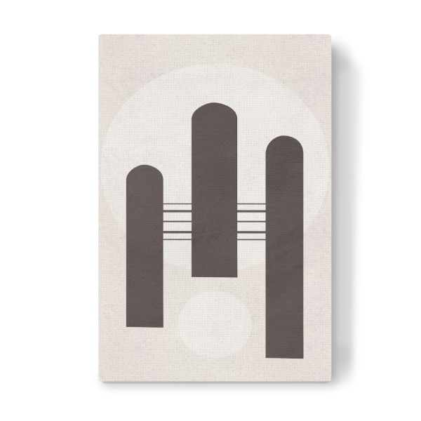 Leinwandbild "Kunga - Minimalismus Triumph" artboxONE - Abstrakt,Geometrie