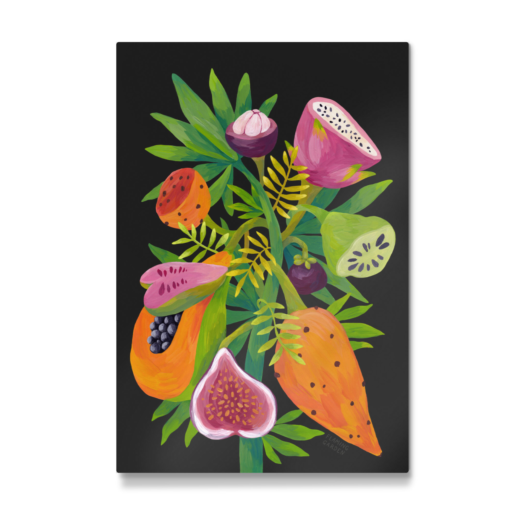 Galerie-Print "Flaming Garden - Tropical Fruits" 75x50 cm artboxONE