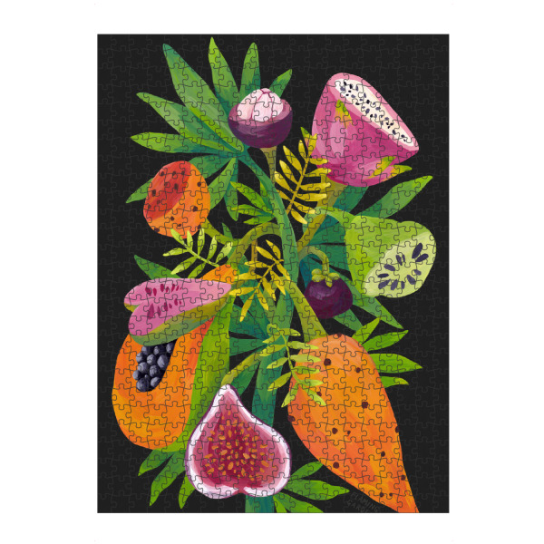 artboxONE Puzzle "Flaming Garden - Tropical Fruits" artboxONE - Natur,Floral,Comic,Essen & Trinken / Obst & Gemüse