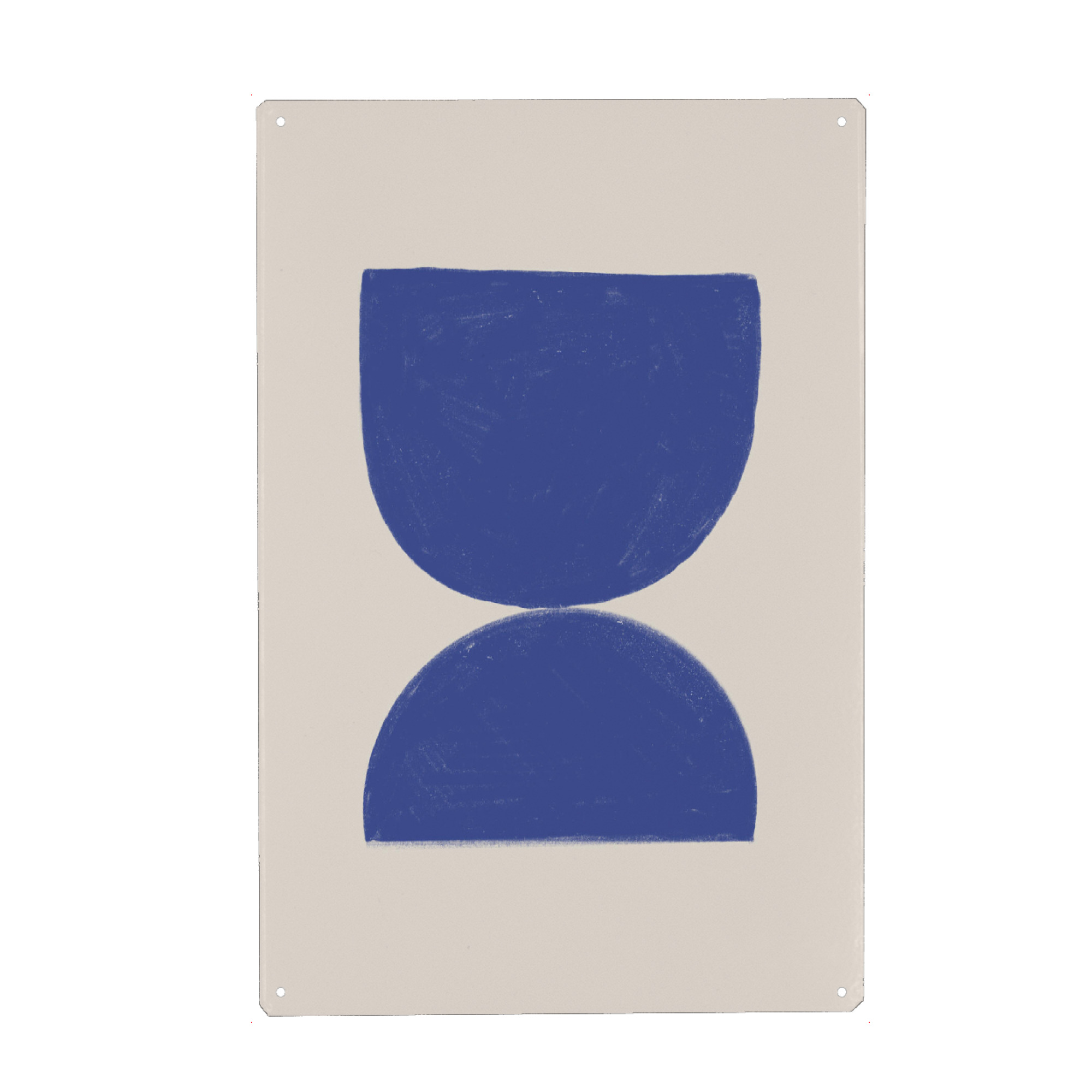 Holzbild "Rumi Blue" artboxONE - Abstrakt,Geometrie - Abstract,Abstrakt,Geometrie,Geometry,Formen,Form,Boho