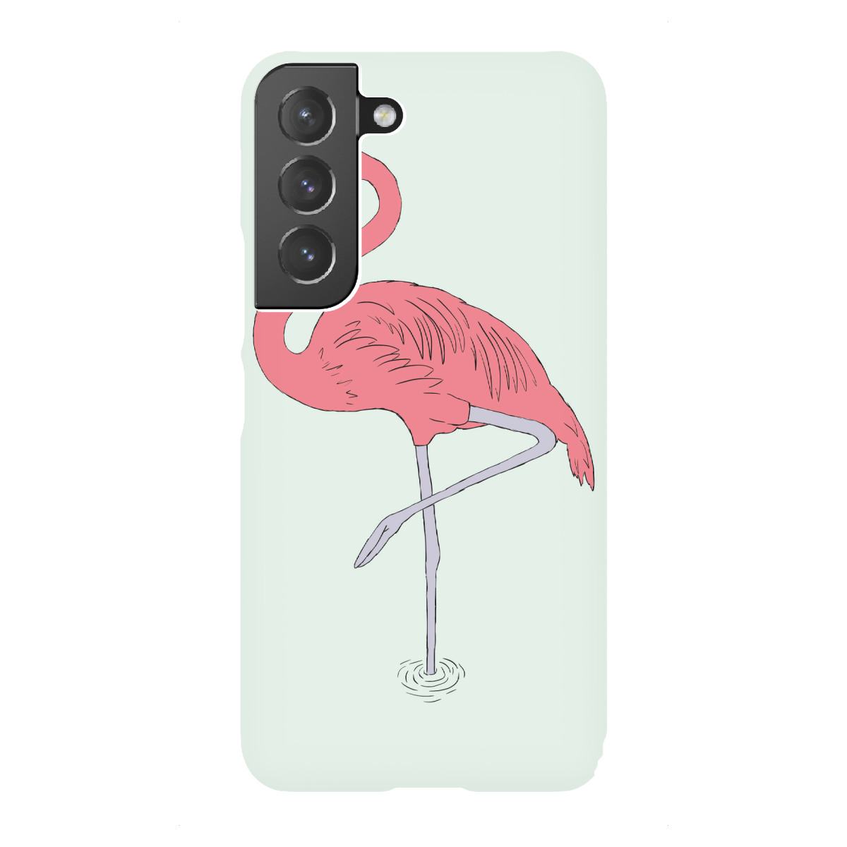 "Flamingo relaxing"für Samsung Galaxy - Premium-Case Handyhülle artboxONE