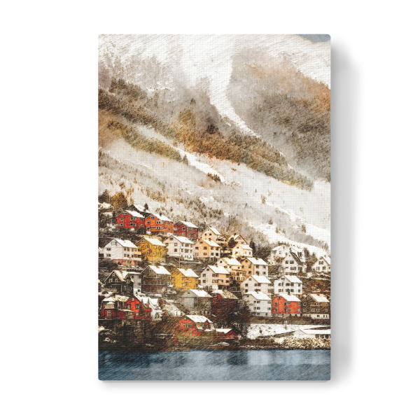 Leinwandbild "Norway Odda landscape art" artboxONE - Städte,Reise,Städte / Weitere