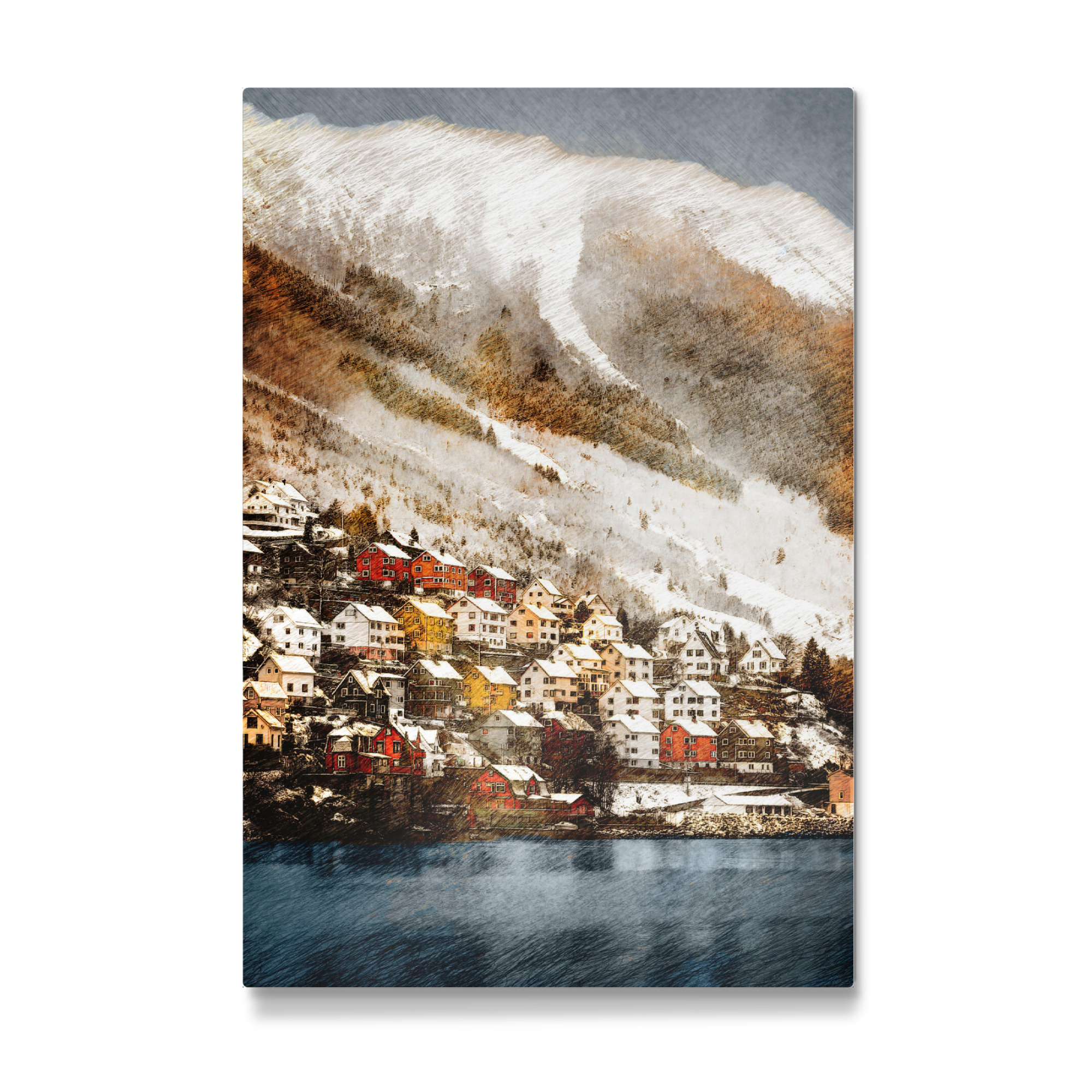 Galerie-Print "Norway Odda landscape art" 75x50 cm artboxONE