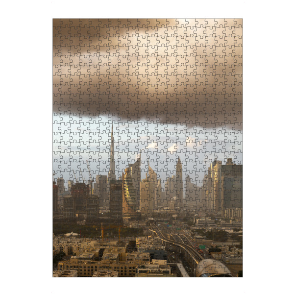 Puzzle Ravensburger "Stormy Dubai" artboxONE - Städte,Reise,Architektur,Reise / Asien,Städte / Dubai