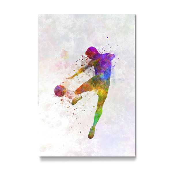 Galerie-Print "Soccer player in watercolor-za" 30x20 cm artboxONE