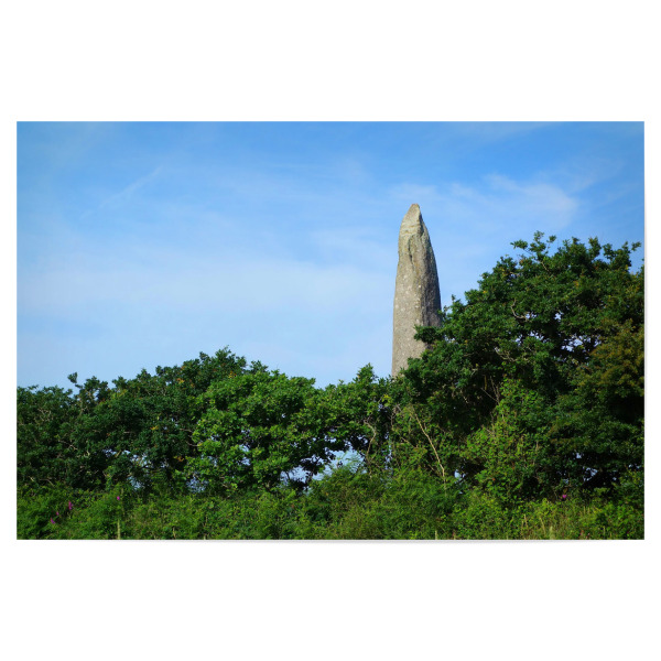 Poster "Großer Menhir in Frankreich" artboxONE - Natur,Reise,Architektur