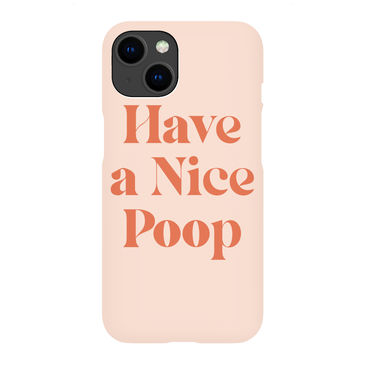 "Nice Poop"für iPhone - Premium-Case Handyhülle artboxONE