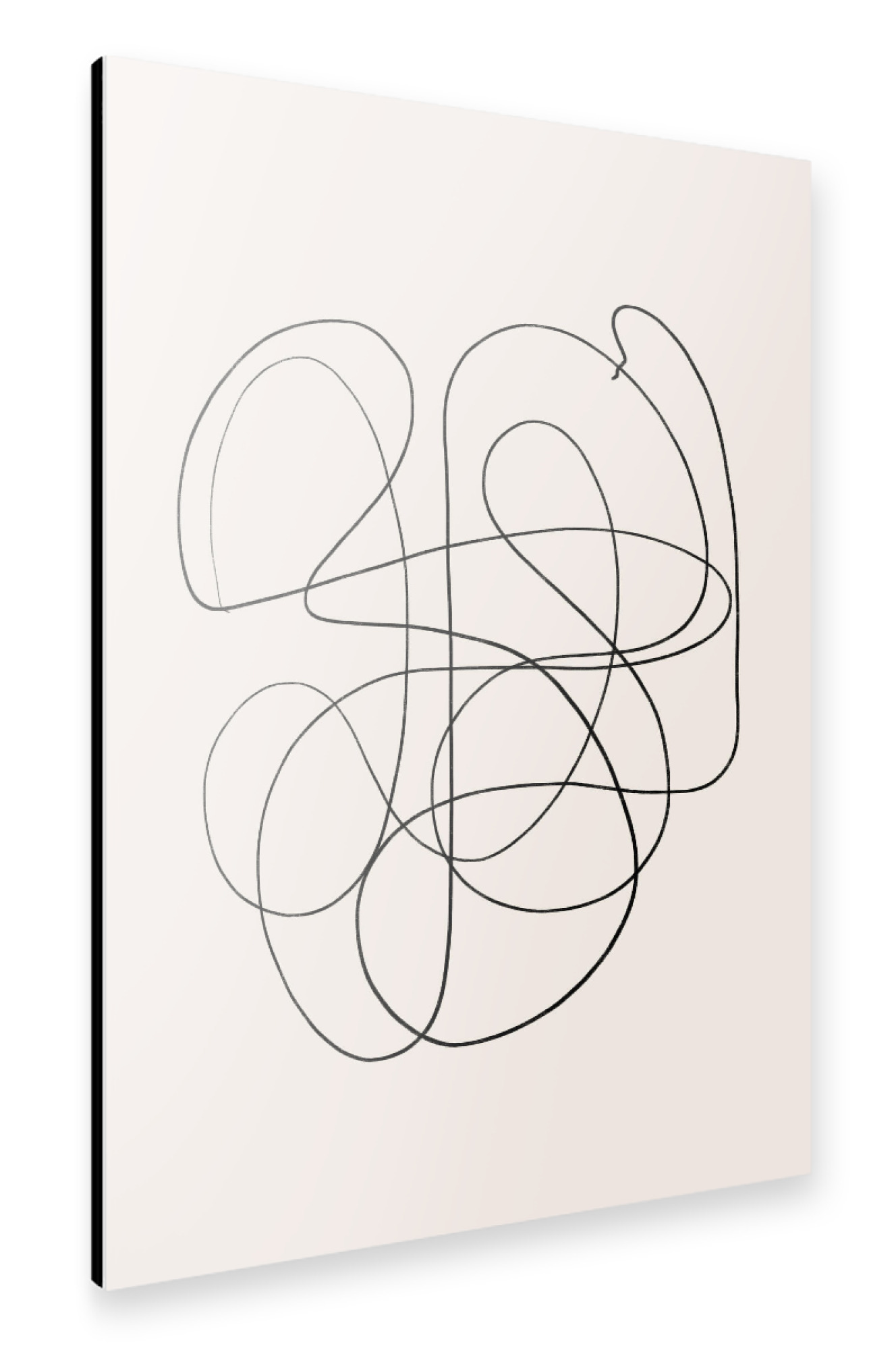 Alu-Dibond "I am Confused" 30x20 cm artboxONE