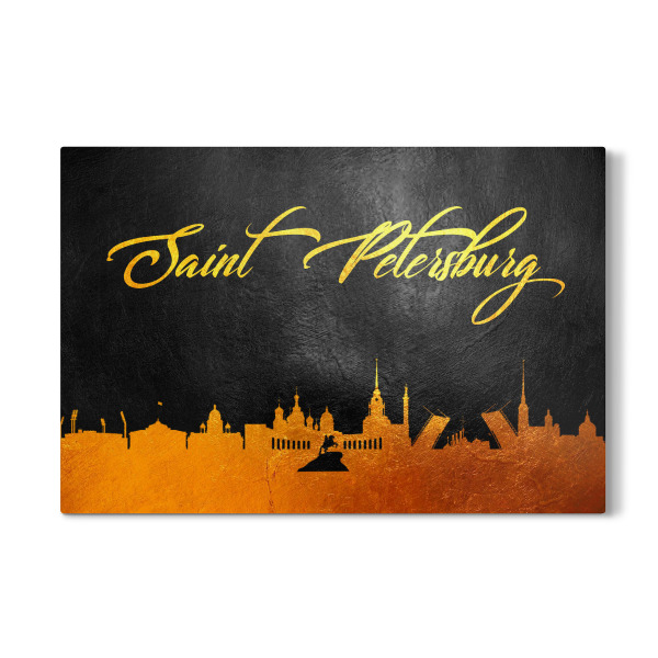 Galerie-Print "Saint Petersburg Russia Gold" 30x20 cm artboxONE