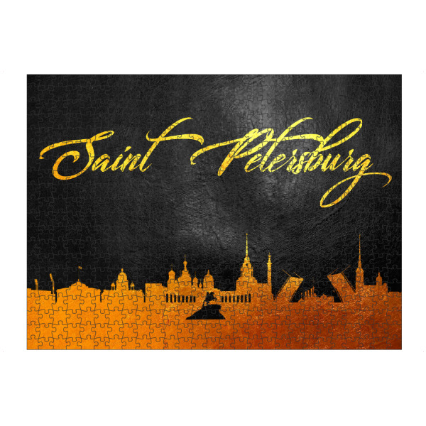 artboxONE Puzzle "Saint Petersburg Russia Gold" artboxONE - Reise,Städte / Sankt Petersburg