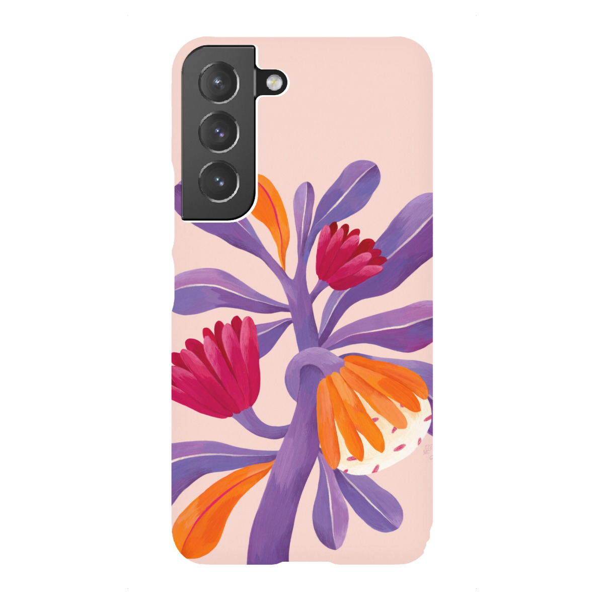 "Flaming Garden - Fantasy Plant"für Samsung Galaxy - Premium-Case Handyhülle artboxONE