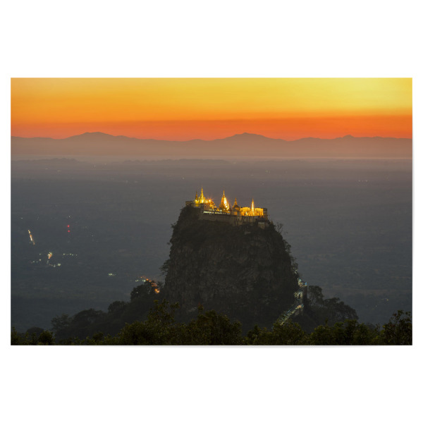 Poster "Holy Volcano" artboxONE - Natur,Reise,Architektur,Reise / Asien,Reise / Länder