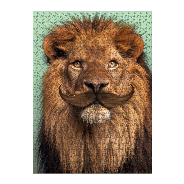 Puzzle Ravensburger "The Bearded Lion" artboxONE - Tiere,Reise / Afrika,Lustig