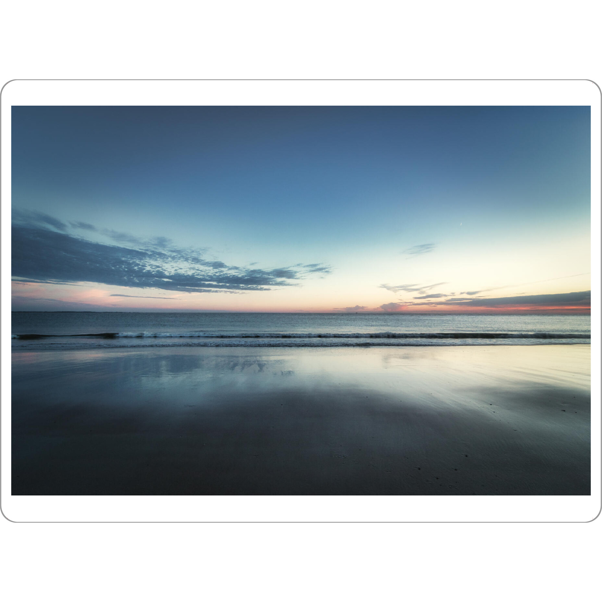 Tischset "Abendstille am Meer" artboxONE - Natur,Reise / Strand und Meer
